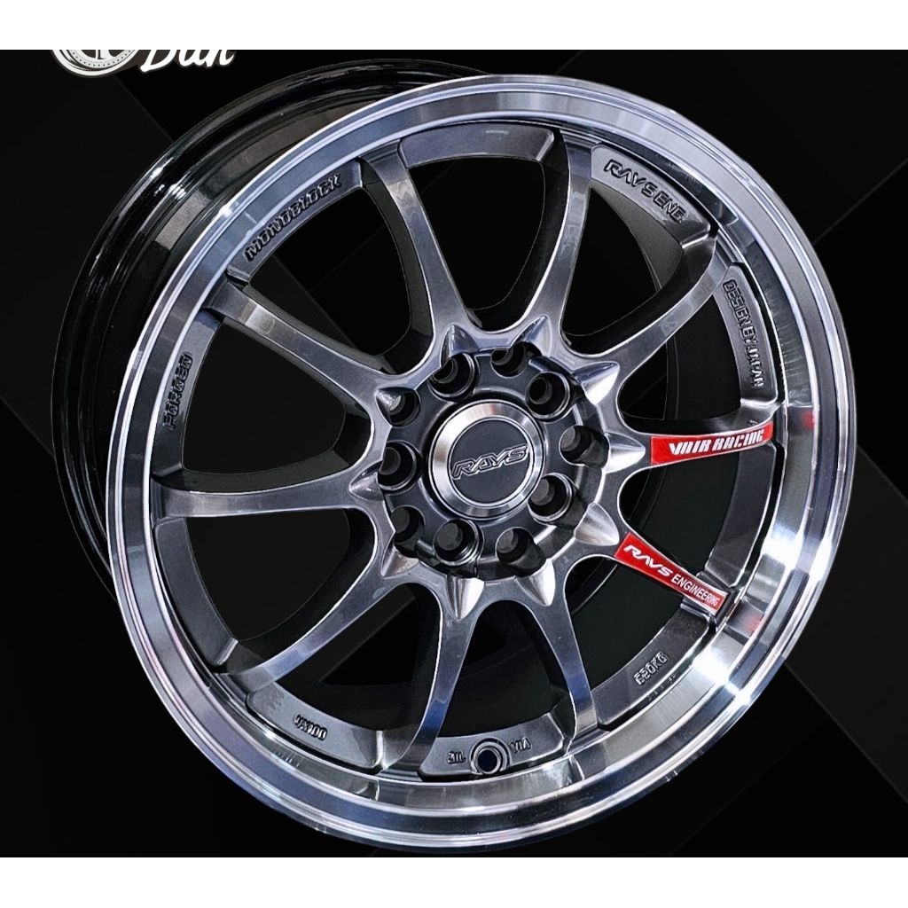 CE28-N 15X7.0 10X100/114,3 ET35 Hyper Black Machine Lip