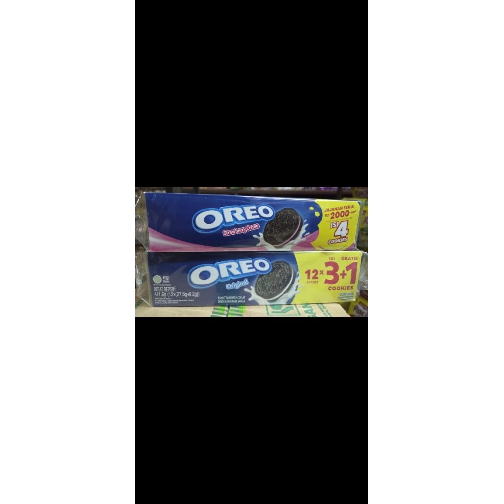 

Oreo Biskuit 1 box isi 12 pcs