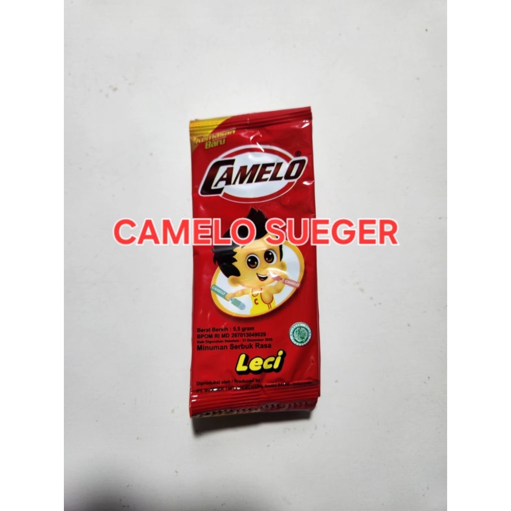 

Minuman Bubuk Camelo Rasa Leci - 24 Renteng isi 240Pcs harga murah