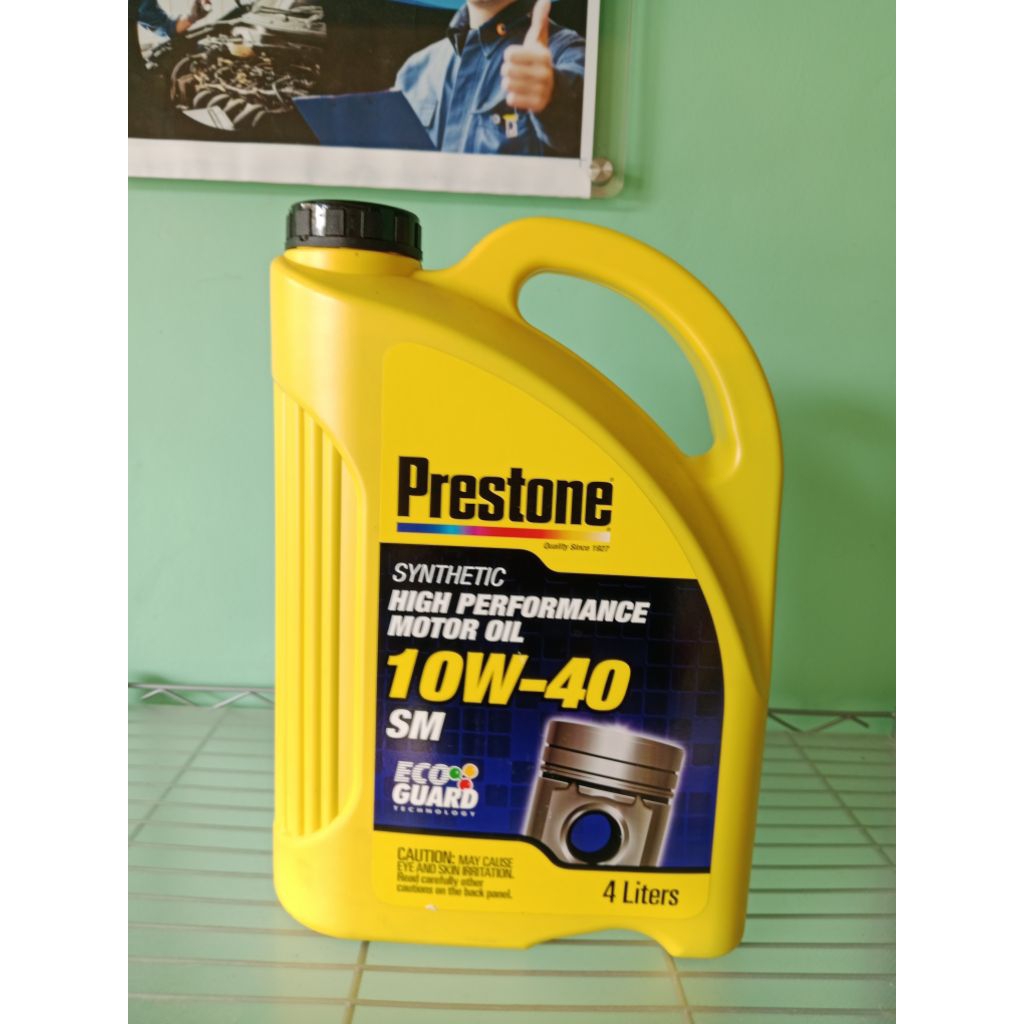 OLI PRESTONE SYNTHETIC 4 LITER 10W-40 GARANSI ORIGINAL