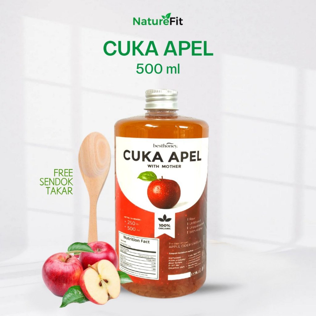 

COD Cuka Apel Original - Diet Detoks -Apple Cider Vinegar -Toner Wajah Alami -Toner Cuka Apel 500 ml
