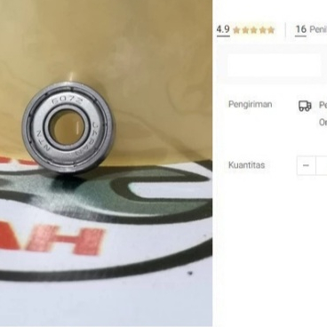 

Lahar NTN 607 ZZ Bearing Laker