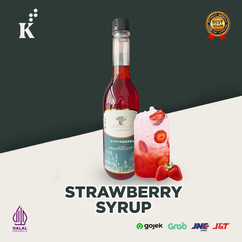 

Syrup Premium Javaland Sirup Aneka Rasa Strawberry 650 ml