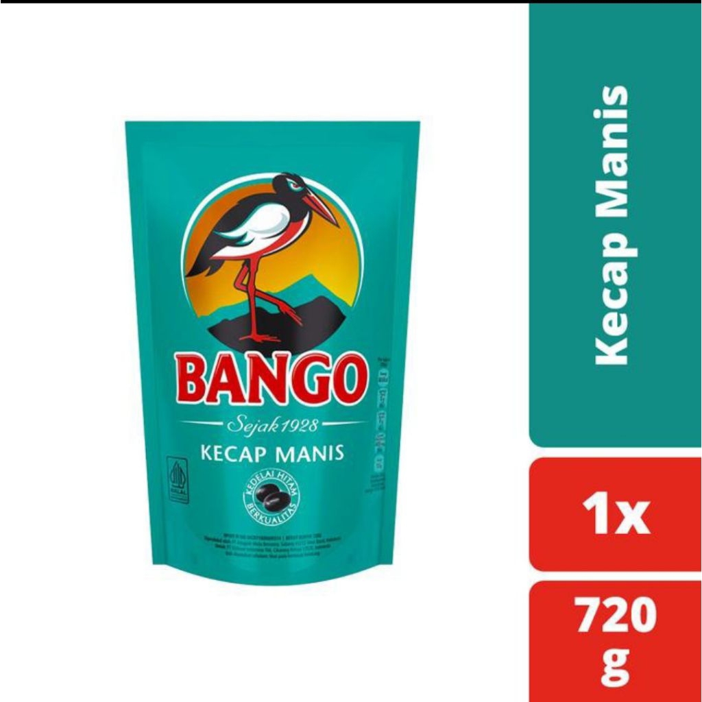 

Kecap Bango 700g/720ml - Kecap Manis Bango 700g/720ml