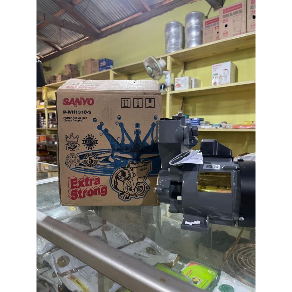 SANYO POMPA AIR LISTRIK P-WH137C-S