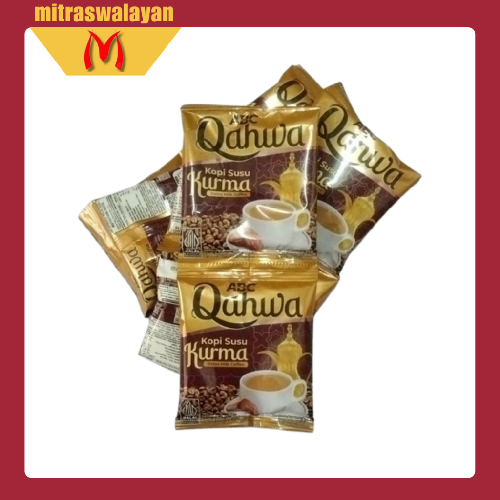 

ABC Qahwa Kopi Susu Kurma 1 Renceng 10 Sachet @27 gr