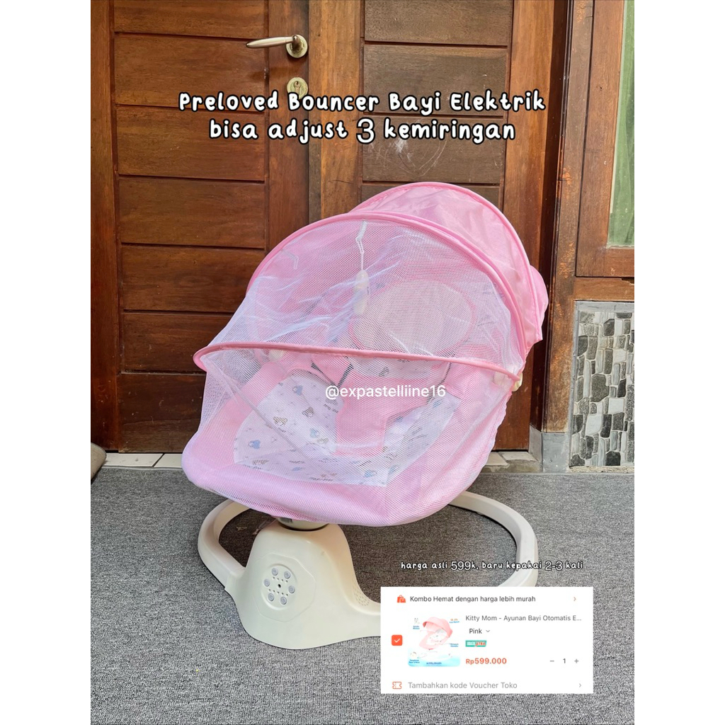 bouncer bayi elektrik / ayunan bayi / kasur bayi / baby bouncer swing