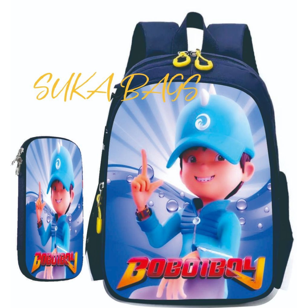 tas sekolah anak SUKA BAGS laki laki Boboiboy air termurah bisa COD
