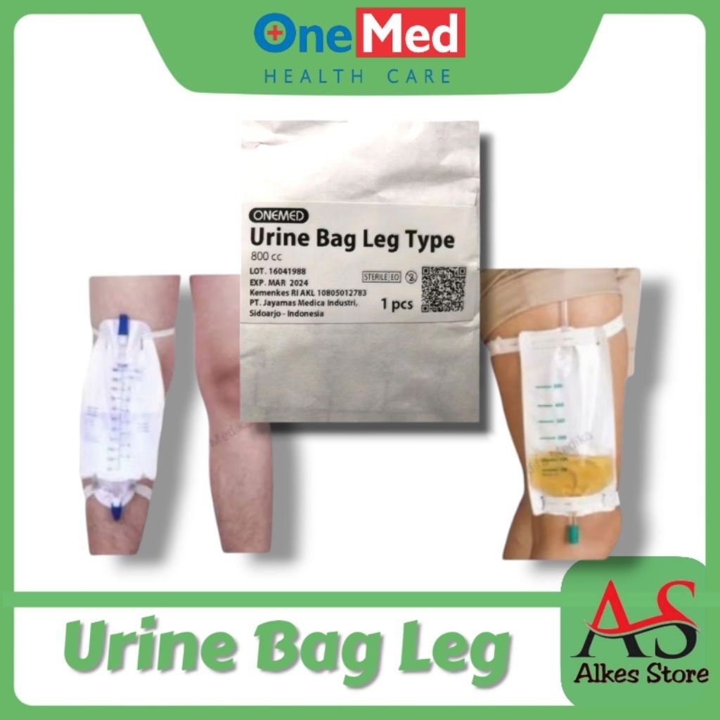Urine Bag Leg 800cc  Urine Bag Paha  Kantong Urine Sterile   Urine Bag Leg Onemed Kantong Urine Paha
