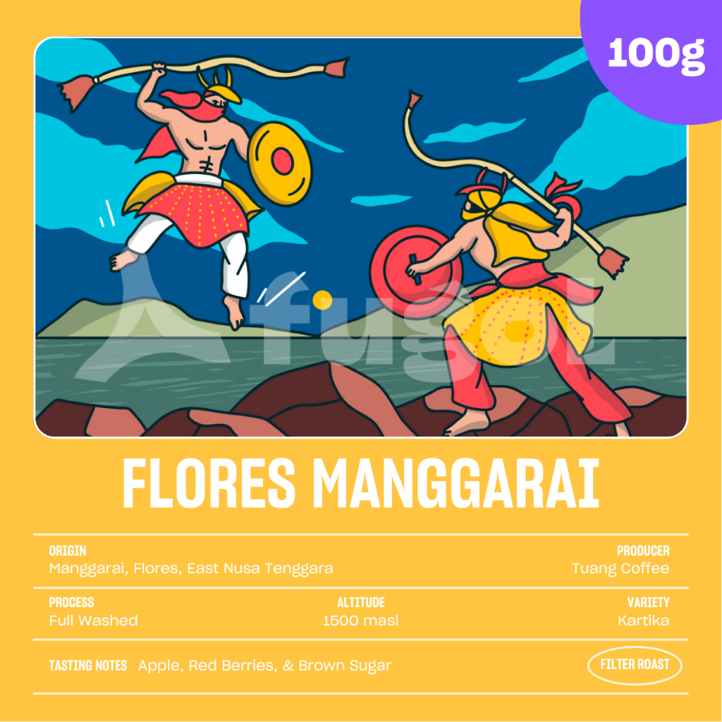 

Kopi Arabika Flores Manggarai Full Washed (100 gr) Single Origin Specialty Coffee