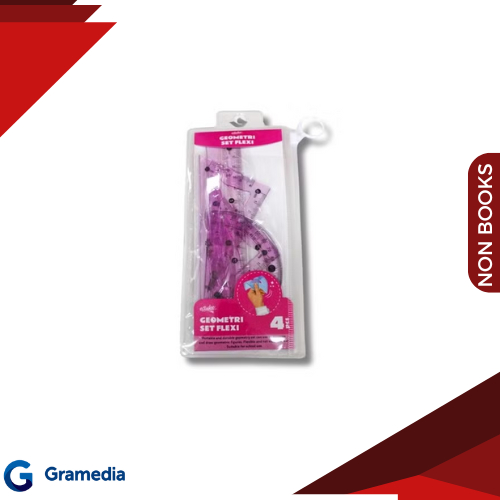 

Gramedia Medan - ESTUDEE GEOMETRIC SET FLEXI PINK ES-GR18510