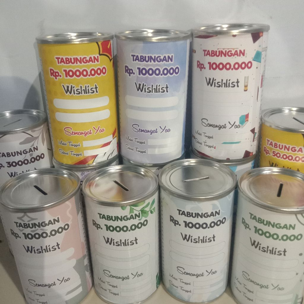 Celengan target karakter 2K