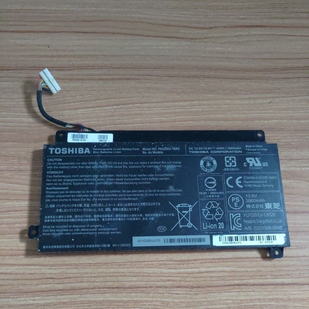 BateraiLaptop Toshiba Satellite I55w-c