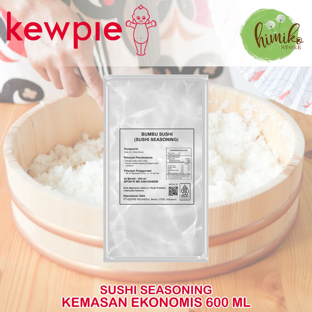 

Kewpie Sushi Seasoning Vinager Tambahan Untuk Nasi Shusi Kemasan Ekonomis 600 Ml
