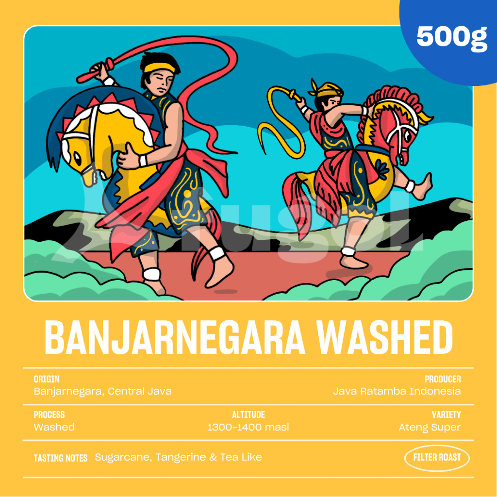 

Biji Kopi Arabika Banjarnegara Washed (500 gr) Single Origin Specialty