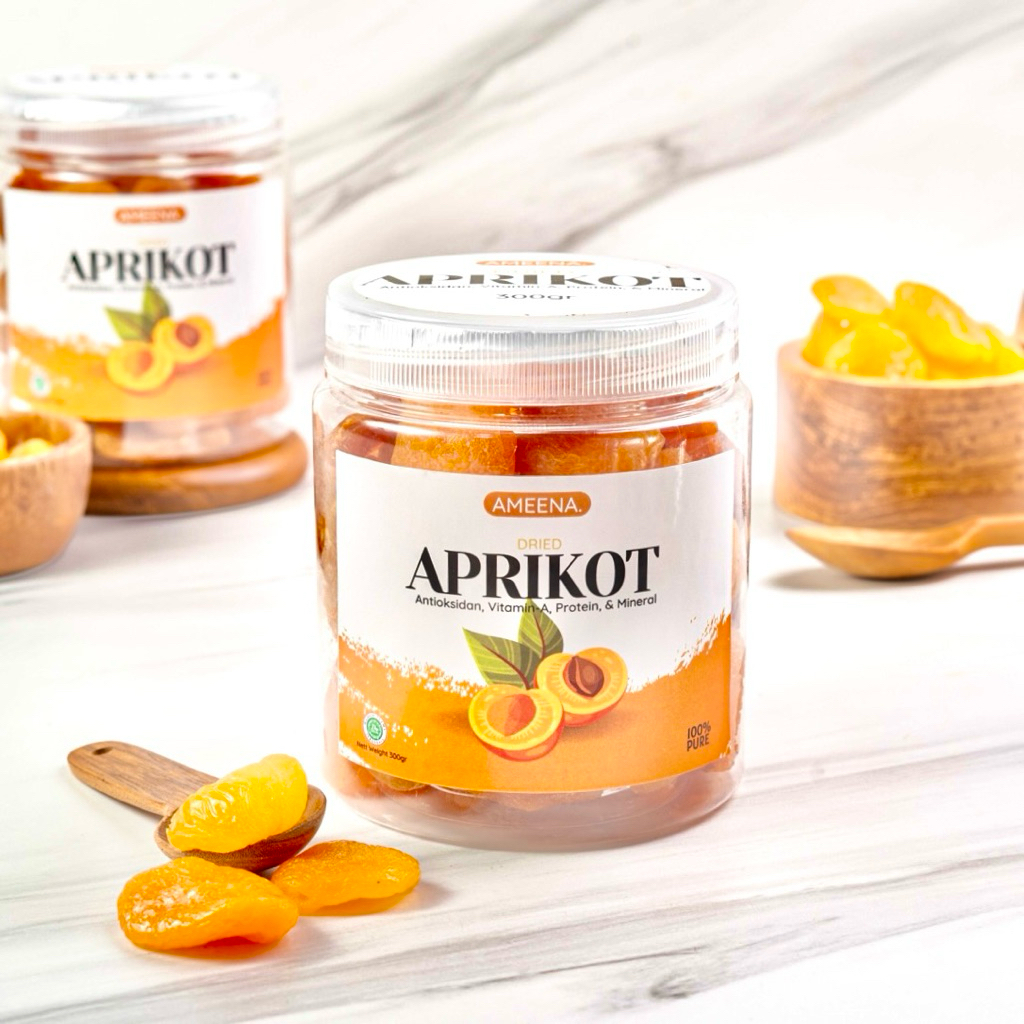 

[ TOPLES ] Dried Aprikot 300GR | Ameena Premium Quality