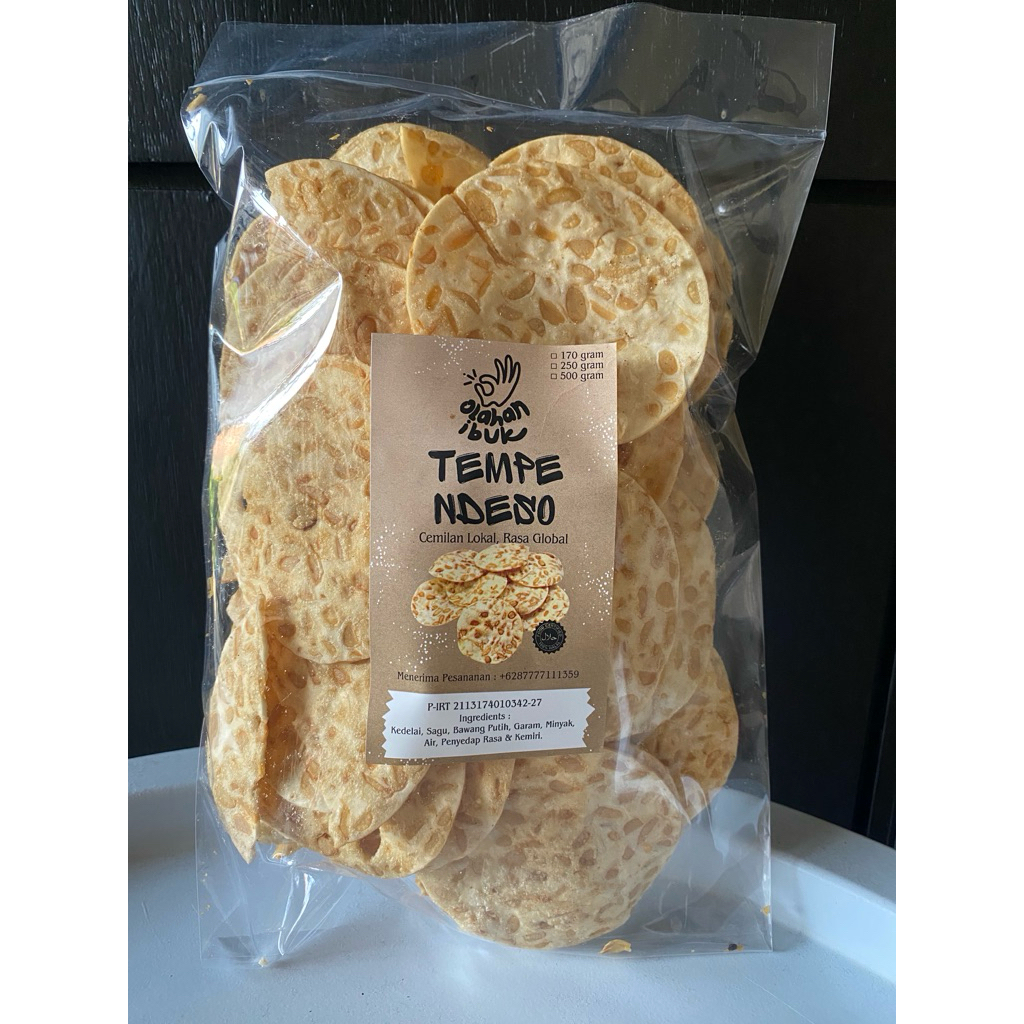 

Keripik Tempe Sagu Bulat 170 Gram