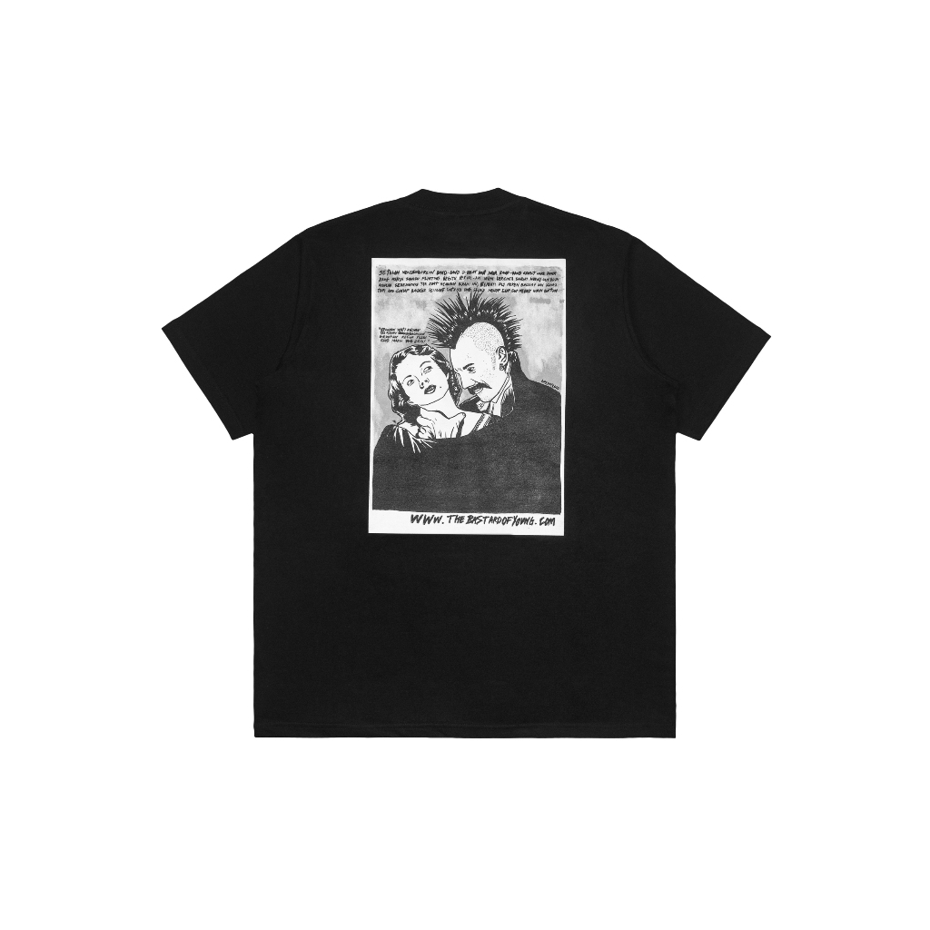 Bastards Of Young T-shirt - Bastards X Amenkcoy Punk Tee Black