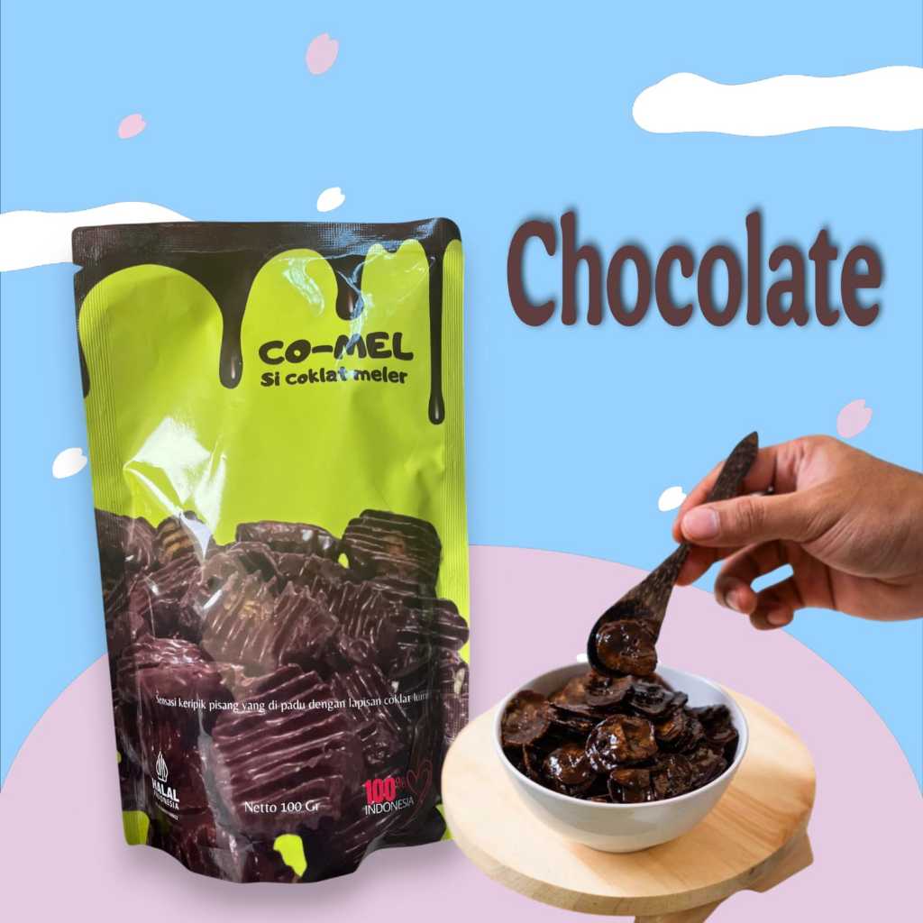 

KERIPIK PISANG COKELAT MELER