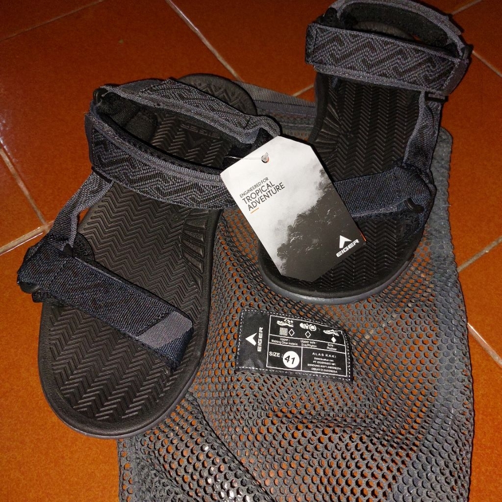 NEW  Eiger Caldera Men 2.0 Roll Strap Sandals EUR 41 (Tags: sepatu sandal cowok / bukan second bekas