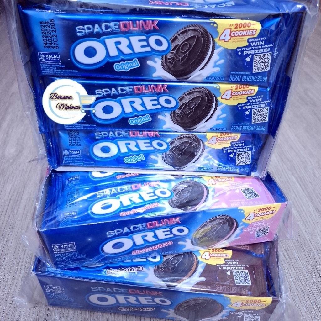 

OREO Sandwich New Spacedunk isi 12 sachet (@ 4 keping)