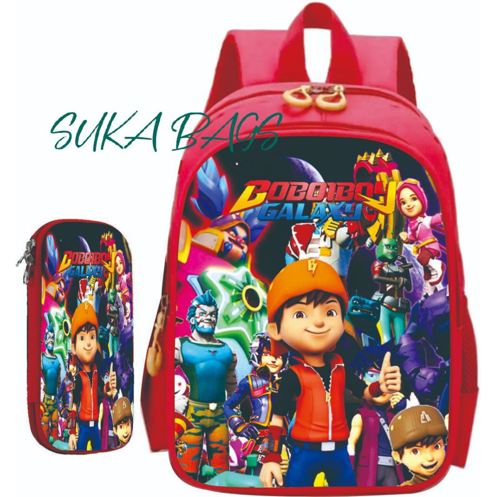 tas sekolah anak SUKA BAGS laki laki Boboiboy galaxy termurah bisa COD