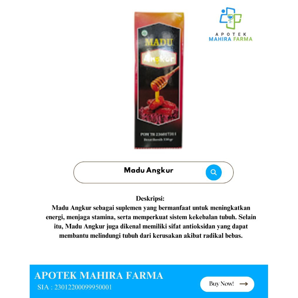 

Madu angkur