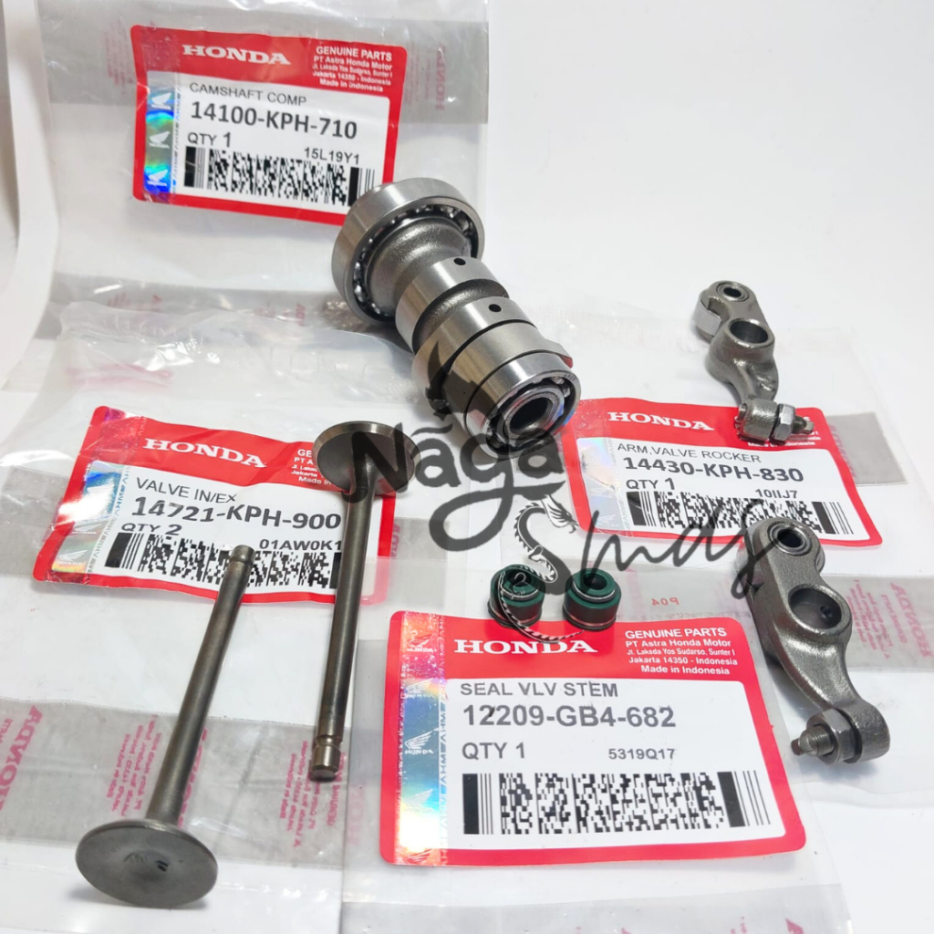 Platuk Klep Honda Kharisma/Supra X 125 Old KPH + Noken as karisma + Payung klep KPH + Seal klep GB4