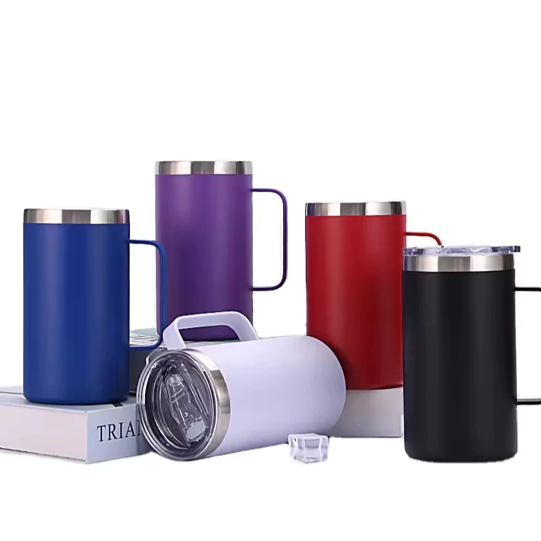 Tumbler Stainless / Gagang Tumbler Premium Steel 30oz 450 ml / Cangkir kopi Tahan Panas Dan Dingin