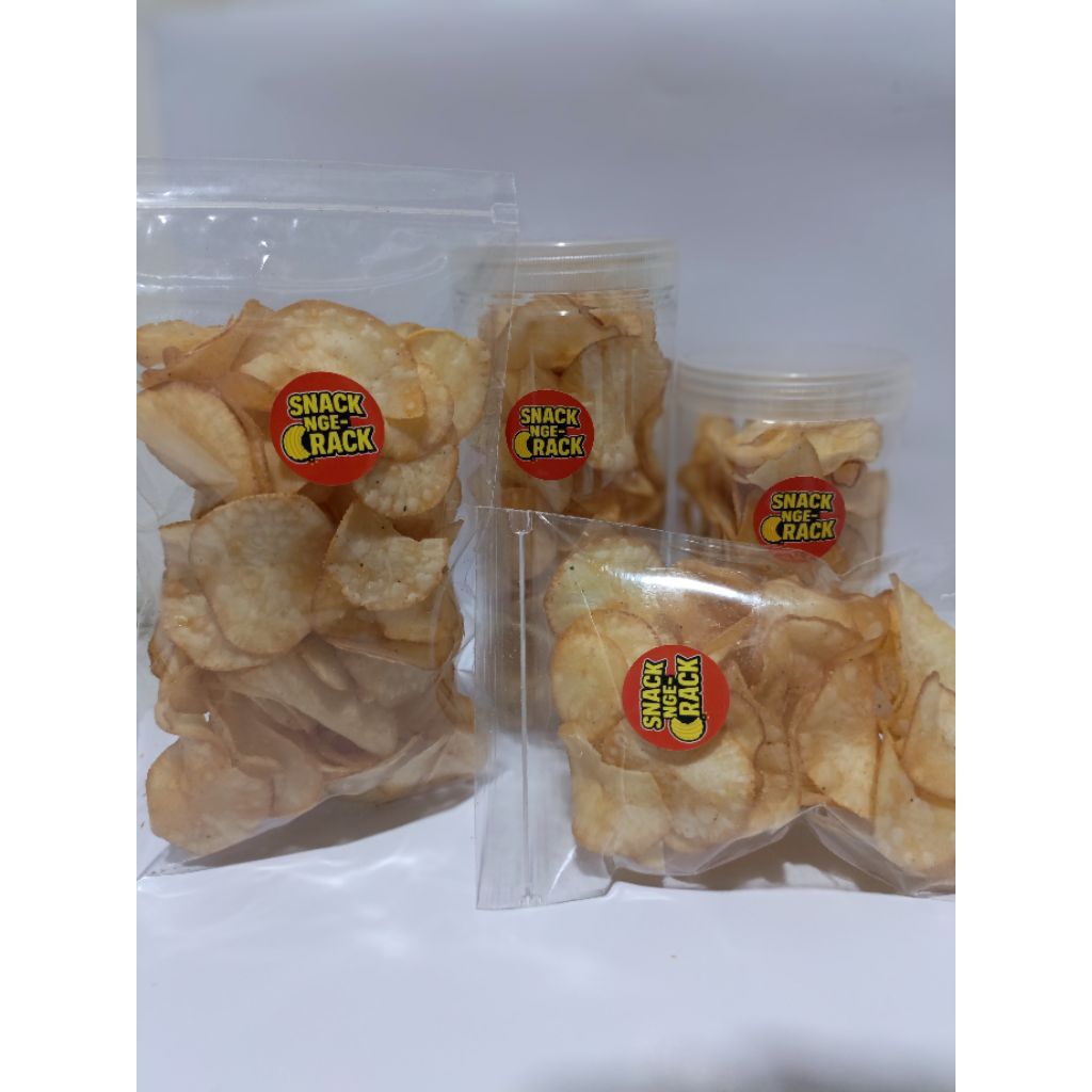 

Snack Nge-Crack – Keripik Singkong Sapi Panggang | 125gr / 100gr / 65gr | Cemilan Renyah Gurih