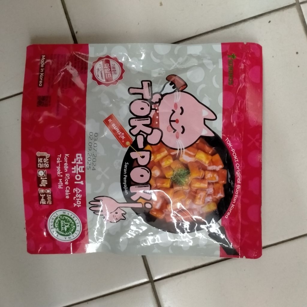 

K-bunsik topokki mild 140 gram
