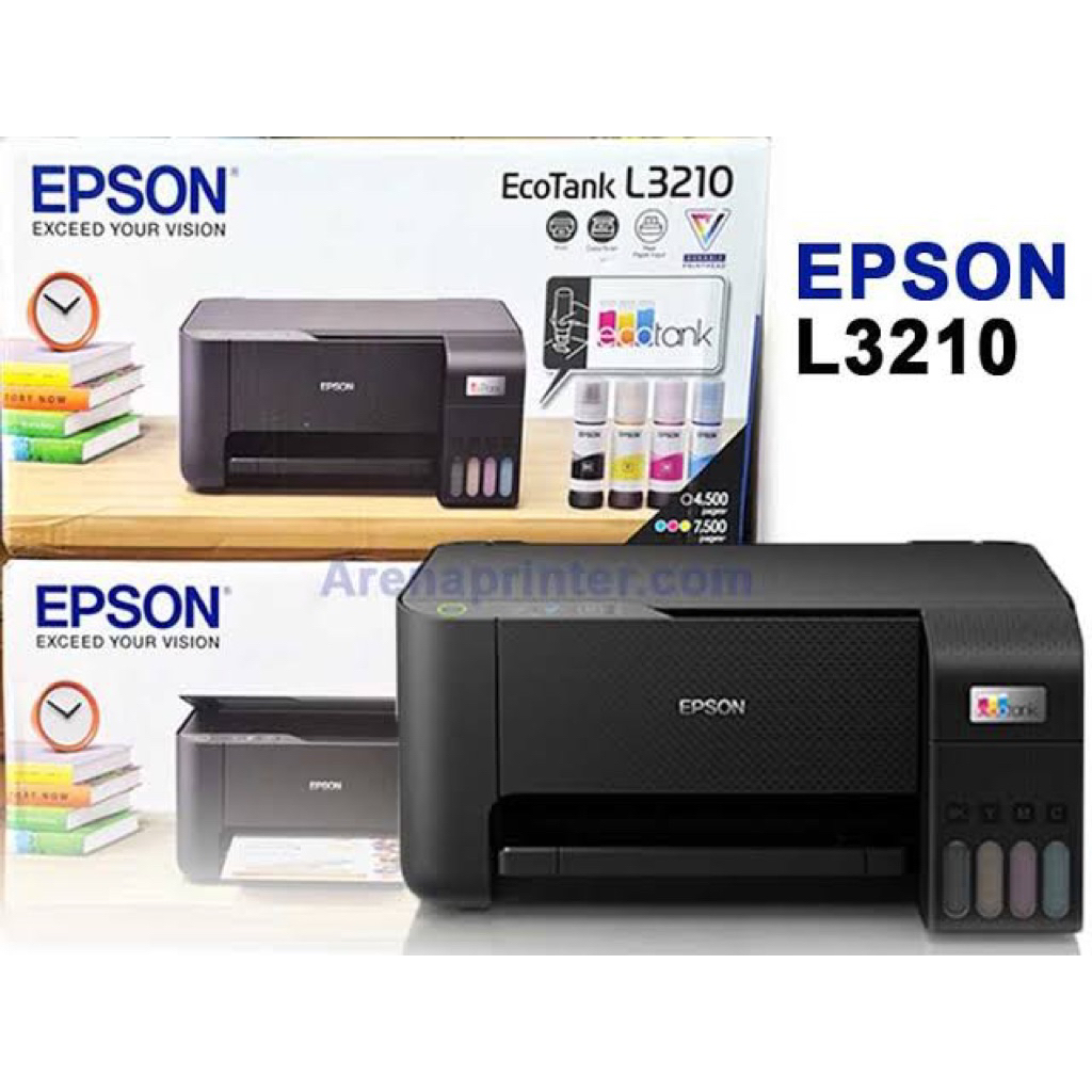 Print Epson L3210 + Tinta Original