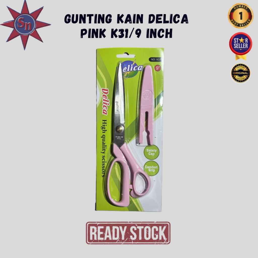 

Gunting Kain Delica Pink K31/9 Inch Original Product