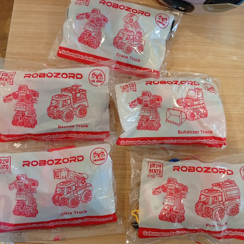 hokben toys kidzu bento robo zord full set new 2025