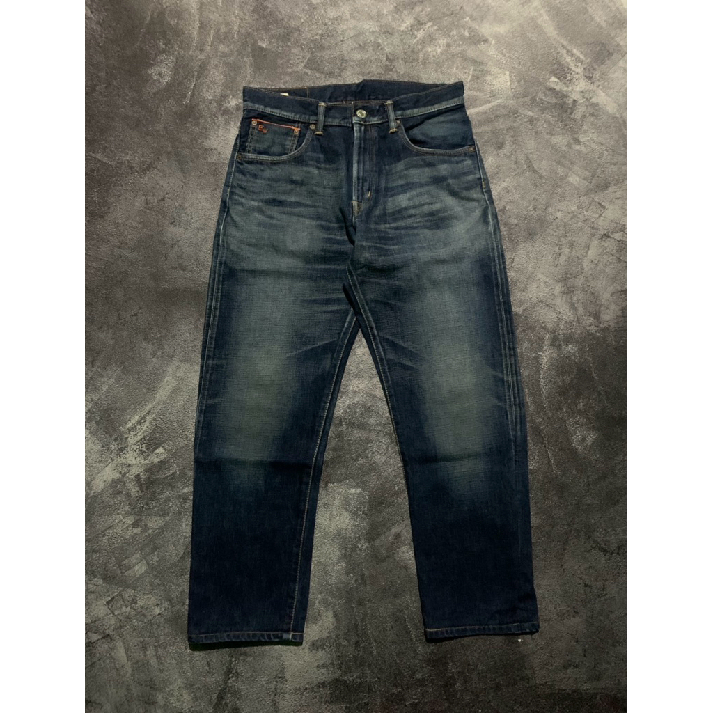 Edwin 505 Blue Jeans Regular Fit Made In Japan