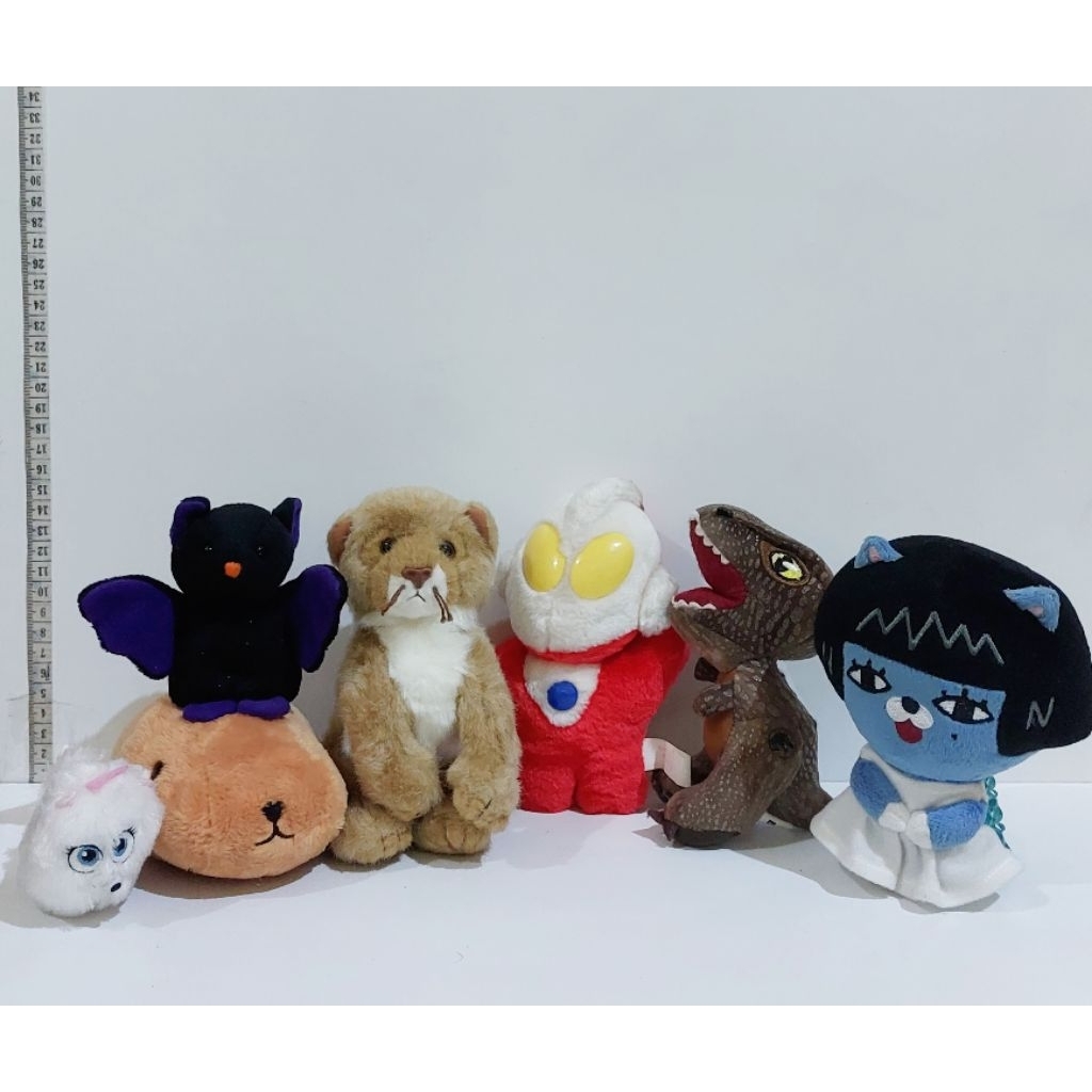 Boneka Kecil Dinosaurus Tyrannosaurus rex Jurassic World Singa Manes Kelelawar Scarem Brand TY Capyb