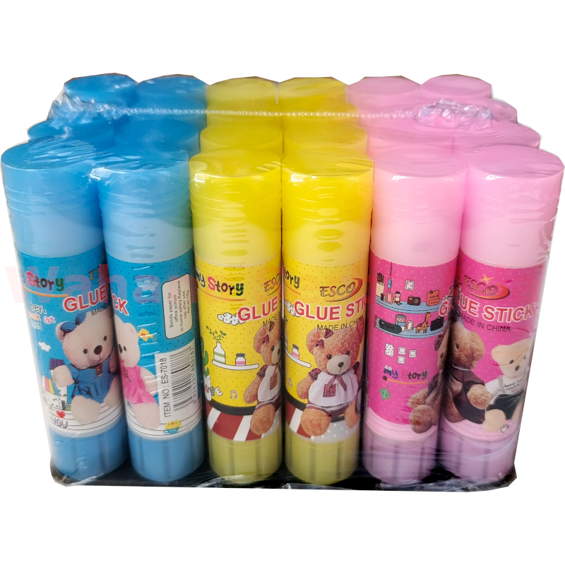 

Grosir Lem Kertas Stik / Glue Stick Fancy - 1 Pak isi 24 pcs