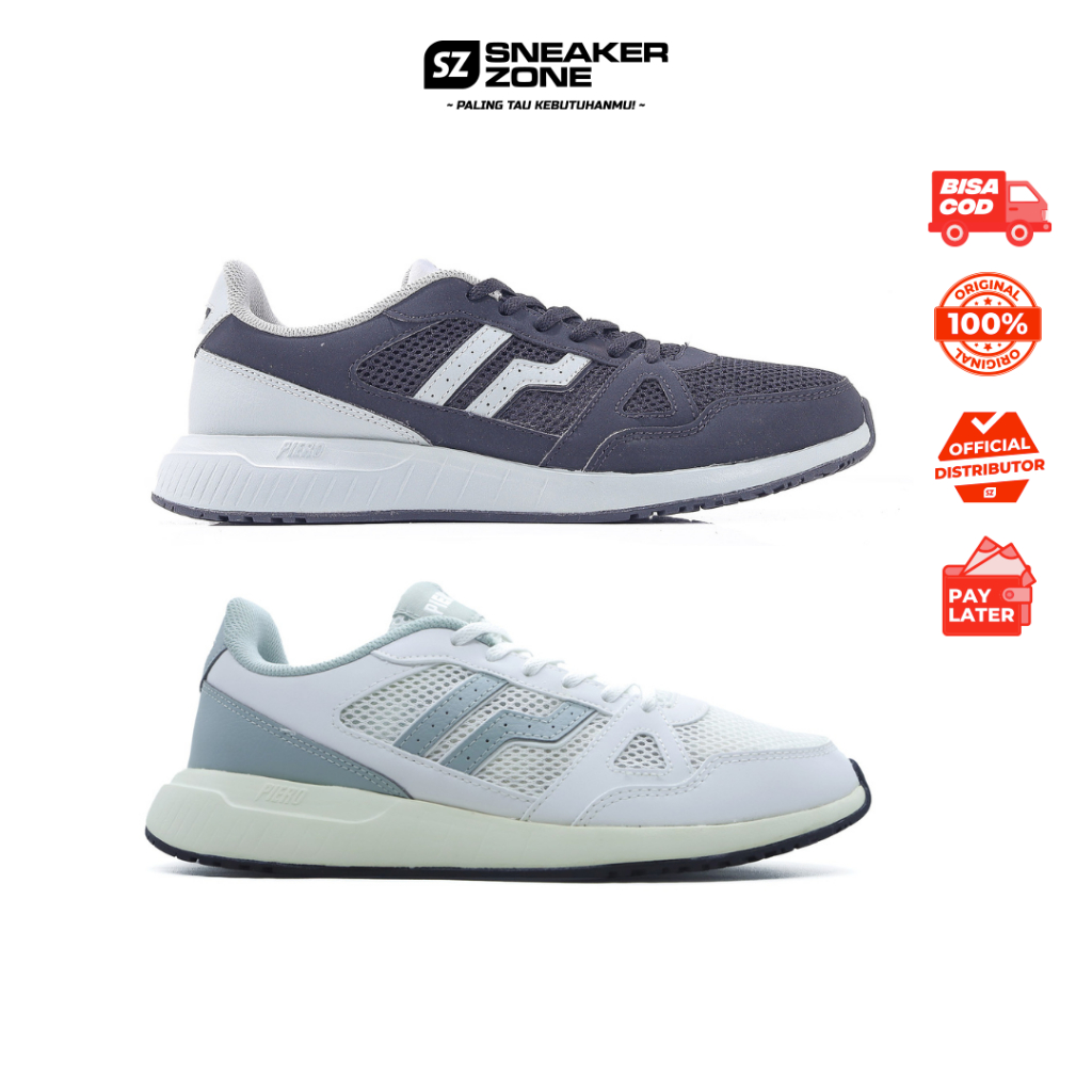 SEPATU SNEAKERS PIERO RUSHER - SEPATU CASUAL HARIAN PRIA WANITA PIERO ORIGINAL