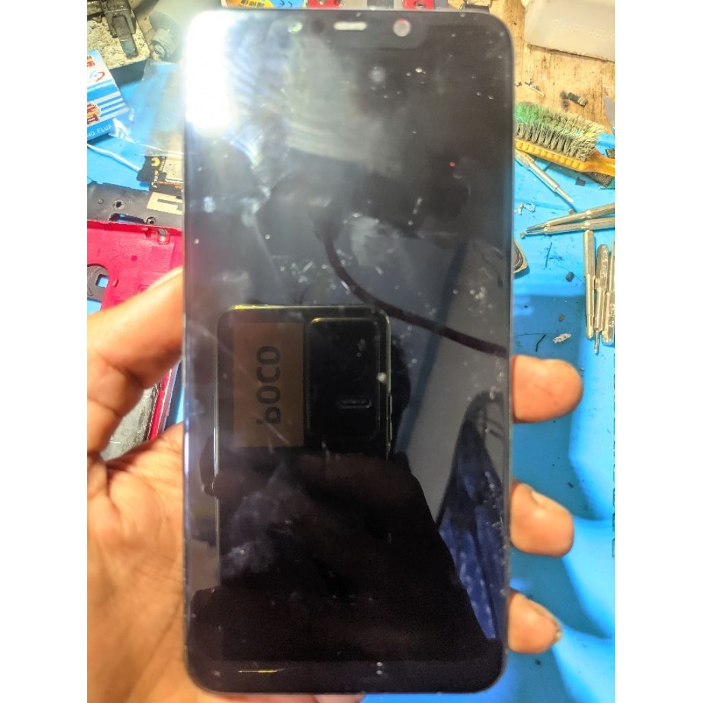 LCD POCO F1 ORIGINAL COPOTAN bonus frame
