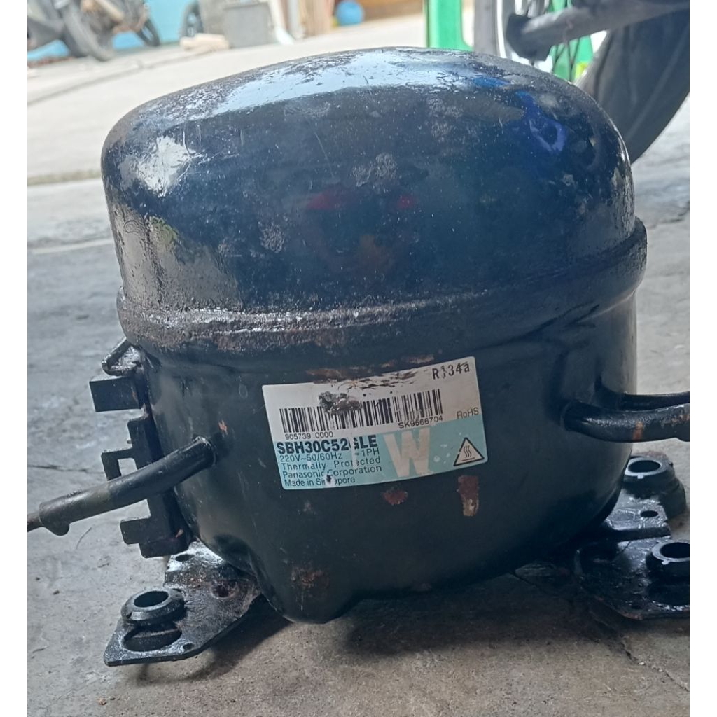 kompresor kulkas 1/8pk panasonic original cabutan
