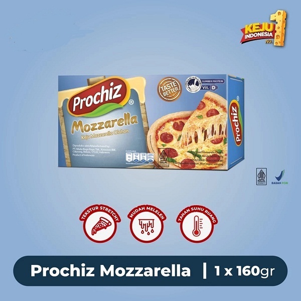 

KEJU MOZA PROCHIZ MOZARELLA CHEESE 160GR HALAL