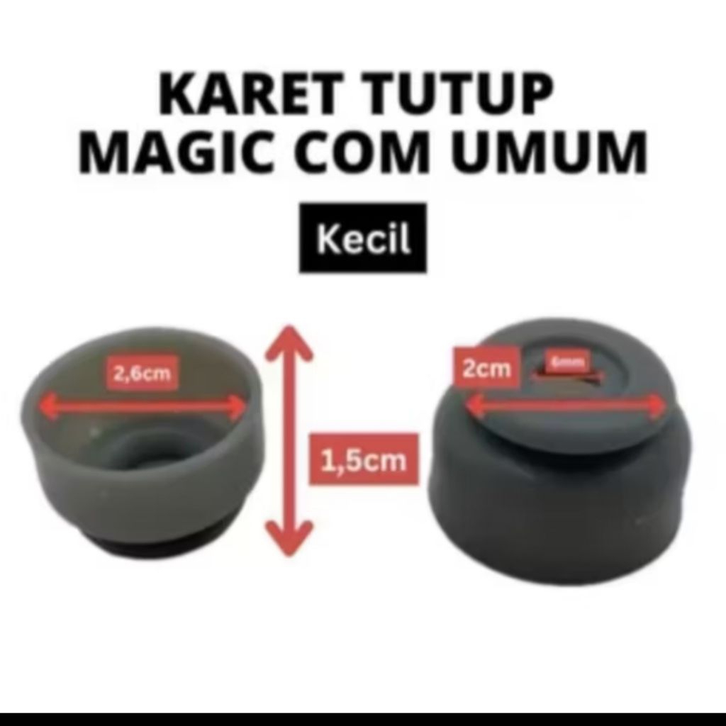 KARET TUTUP UAP TENGAH MAGIC COM KECIL