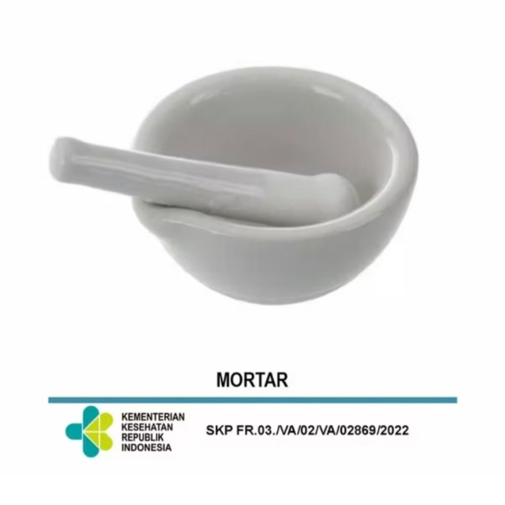 Mortir Penumbuk Obat/ Mortar Penumbuk Obat 8cm