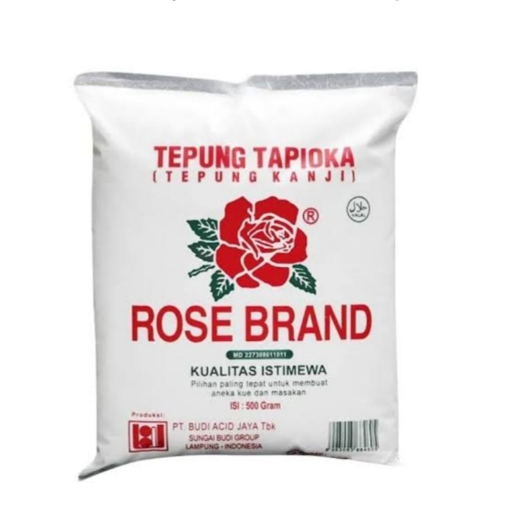 

Tepung Tapioka atau Tepung kanji Rosebrand 500 Gram