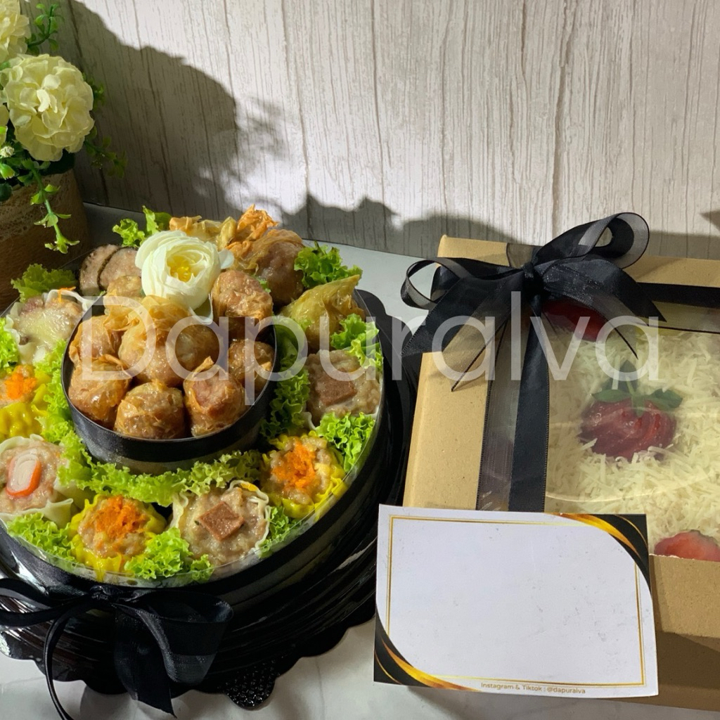 Hampers Paket DimsumCake & Salad Buah