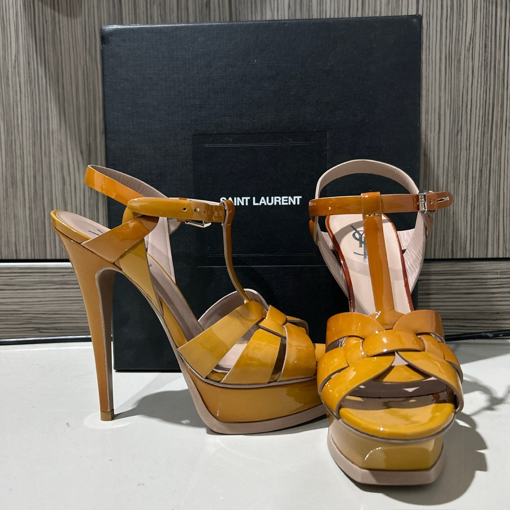 Yves Saint Laurent Tribute 105mm Heels in Nude