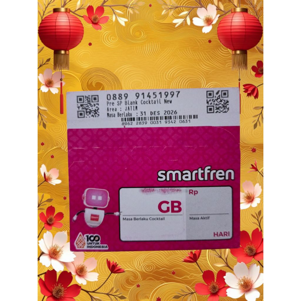nomor cantik smartfren seri tahun lahir 8899 145 1997