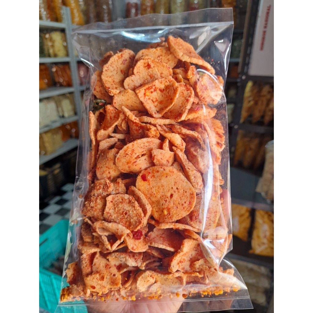 

Basreng pedas merk pajri terkenal enaknya