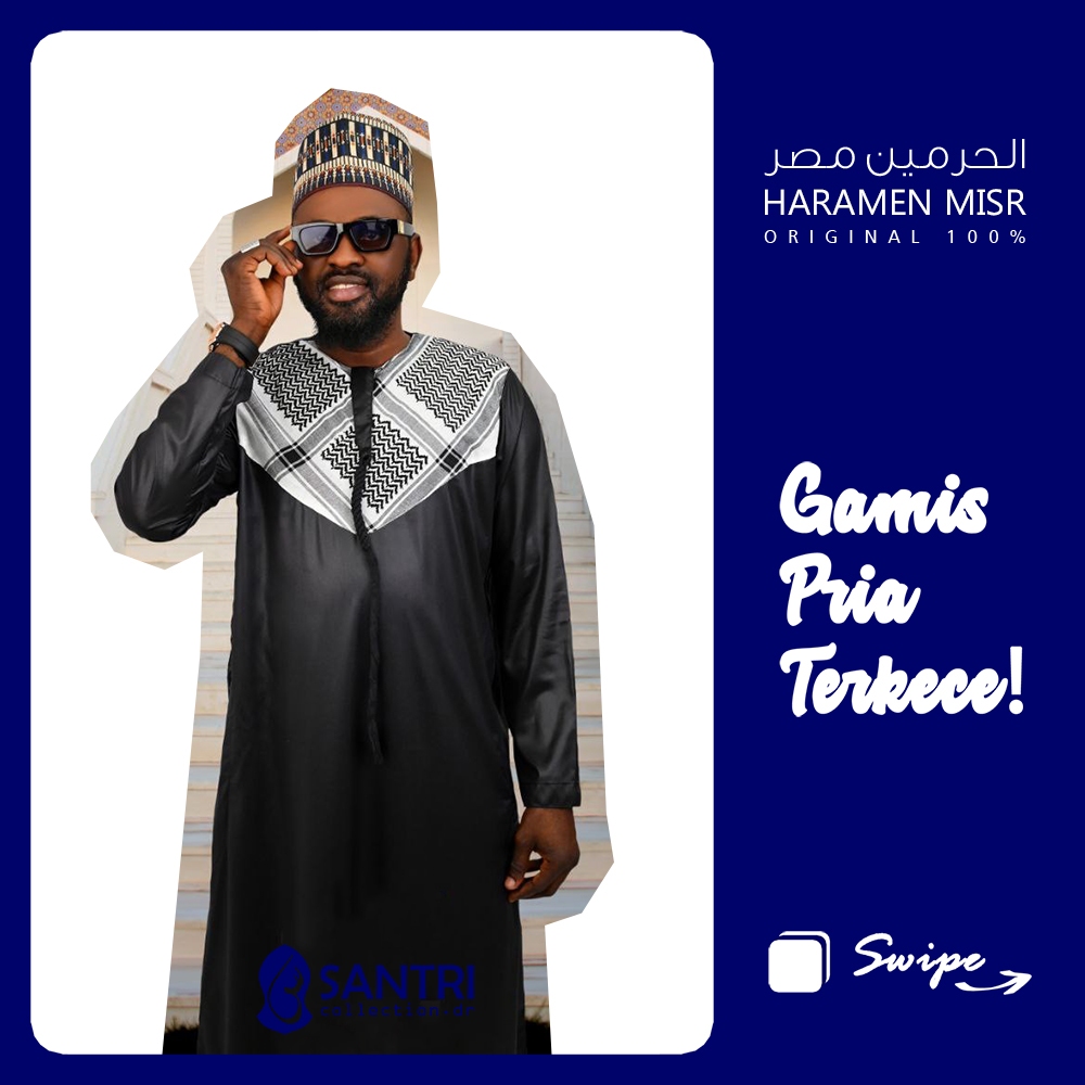 JUBAH AL-HARAMAIN MESIR || JUBAH MOTIF SORBAN MEWAH