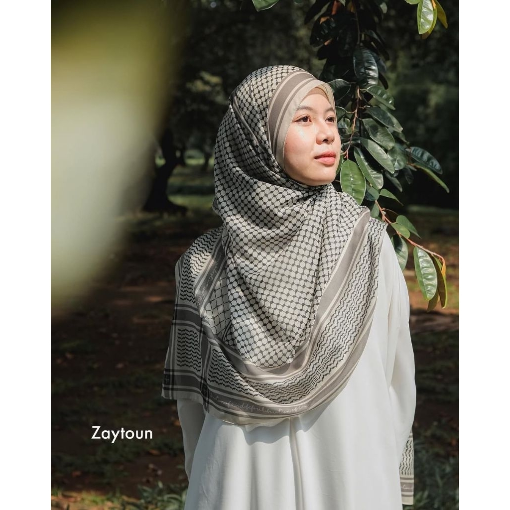 PRE ORDER PASHMINA KEFFIYEH Hijab Alila